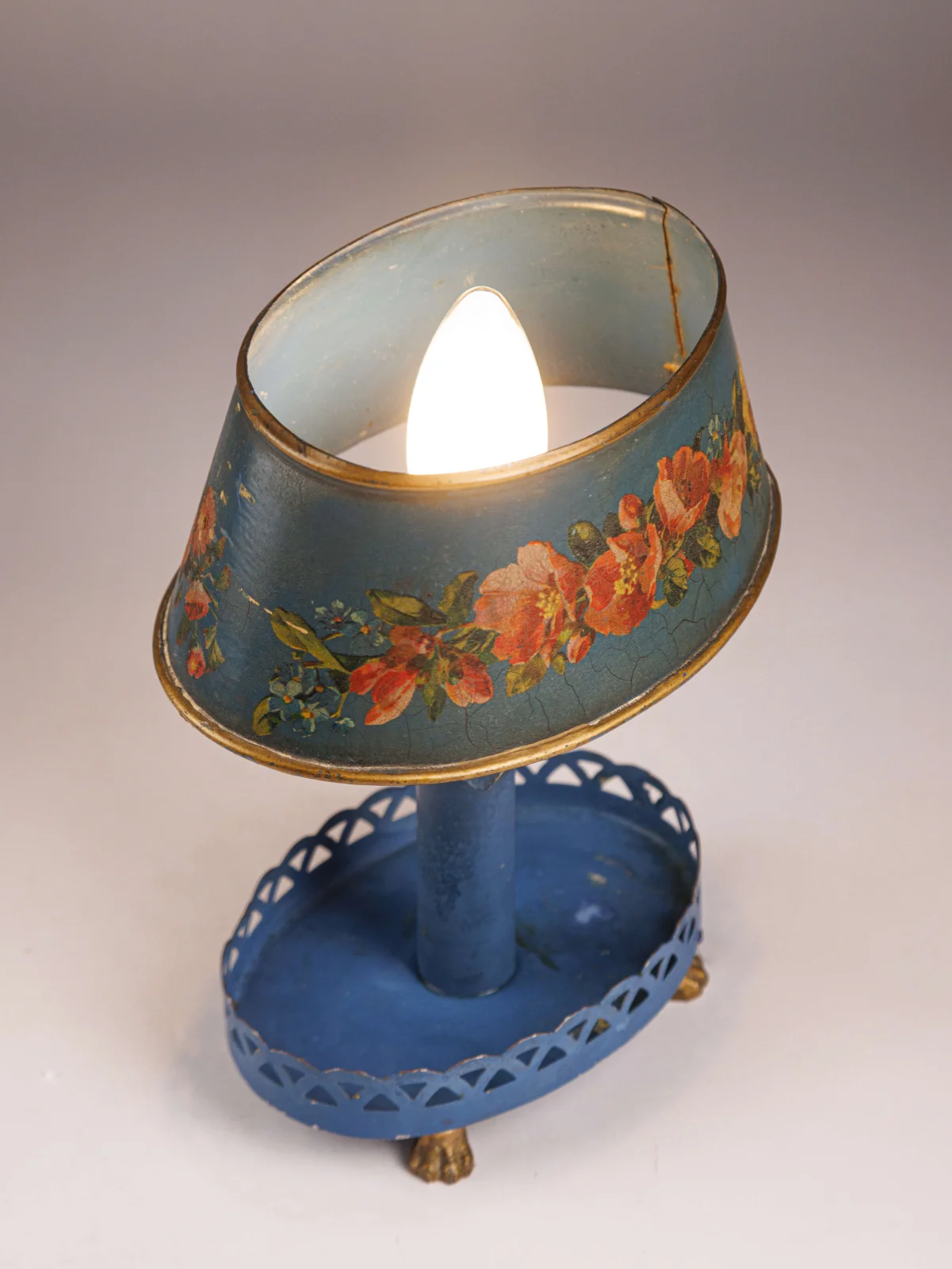 Лампа-бульотка «Bleu Floral»