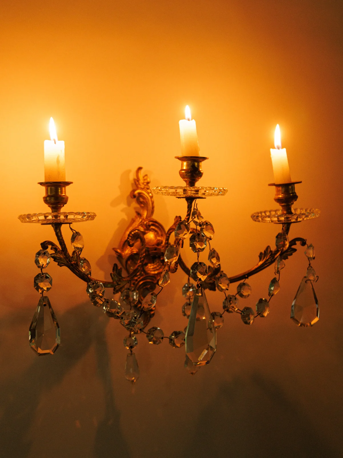 Парные бра-подсвечники «Lumière de Baccarat»