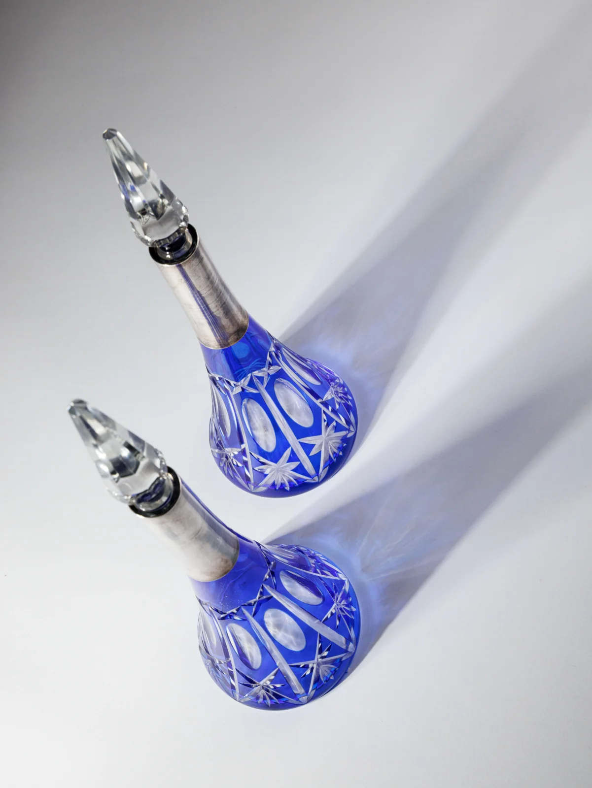 Пара графинов “Bleu Profond”