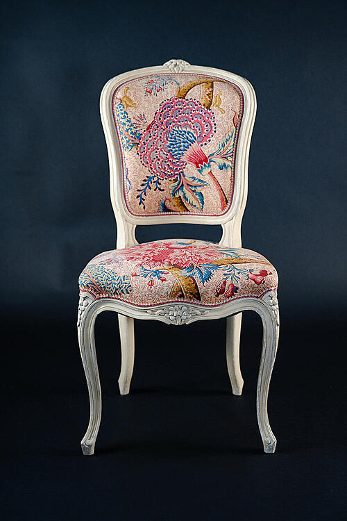 Комплект мебели "Будуар", стиль Людовика XV, резьба по дереву, ткань, Франция, начало XX века
